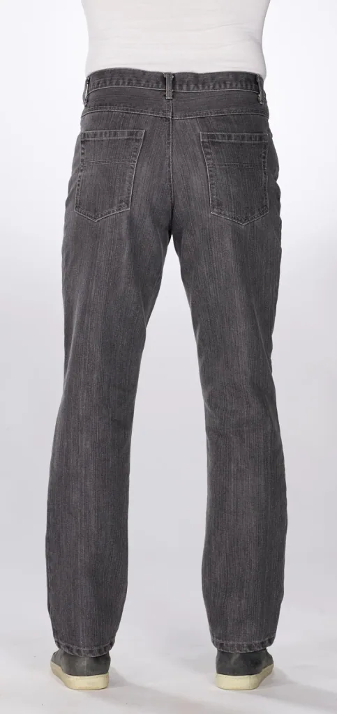 Komfortjeans im 5-Pocket Style, Farbe grau, Gr.28
