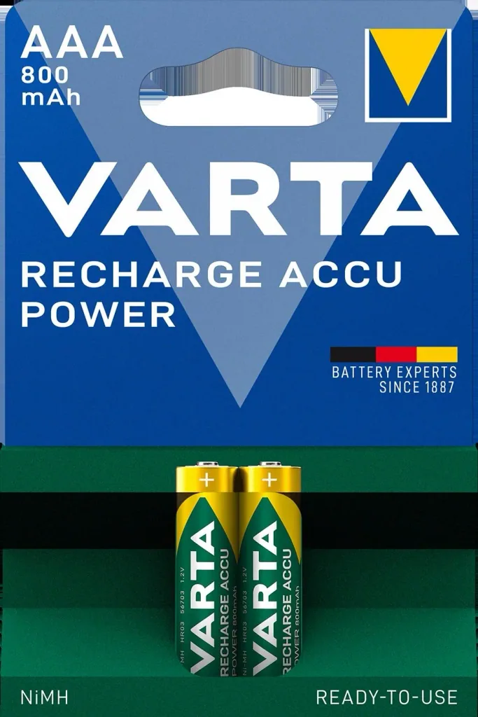 RECHARGE Power Micro (AAA) NiMH Akku mit 800mAh - 2 Stück