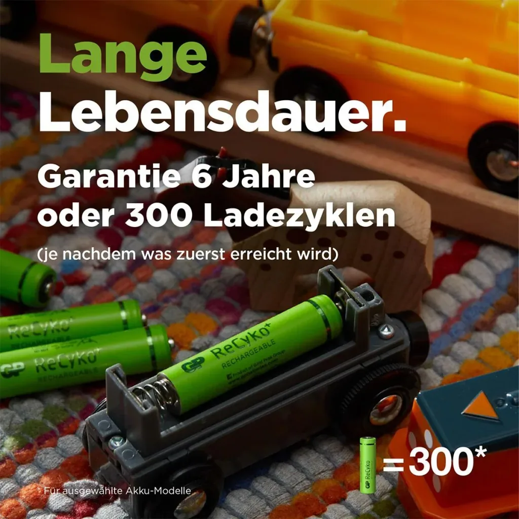 ReCyko Mignon (AA) NiMH Akkus mit 2600 mAh, 1,2V - 2 Stück