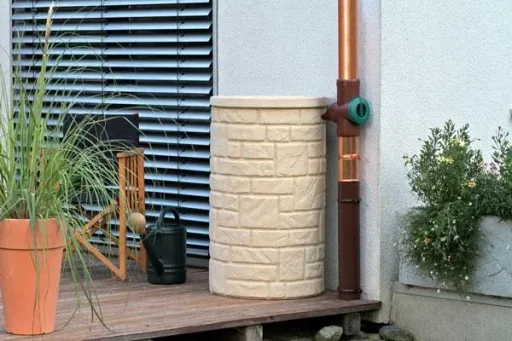 Regenspeicher ARCADO 230 l, Farbe black granit, bepflanzbar