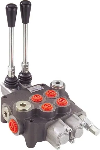 Zweihebelsteuergerät Monoblock, 80 l/min