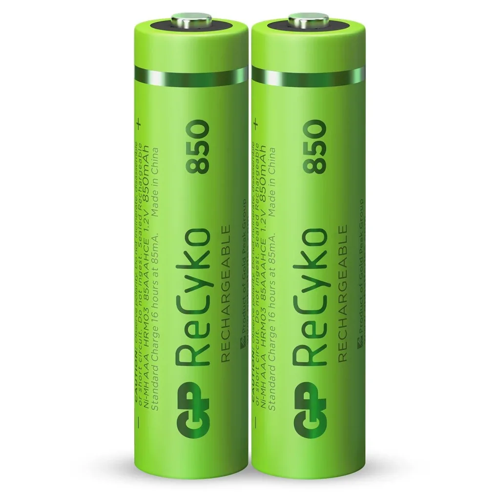 ReCyko Micro (AAA) NiMH Akkus mit 850 mAh, 1,2V - 2 Stück