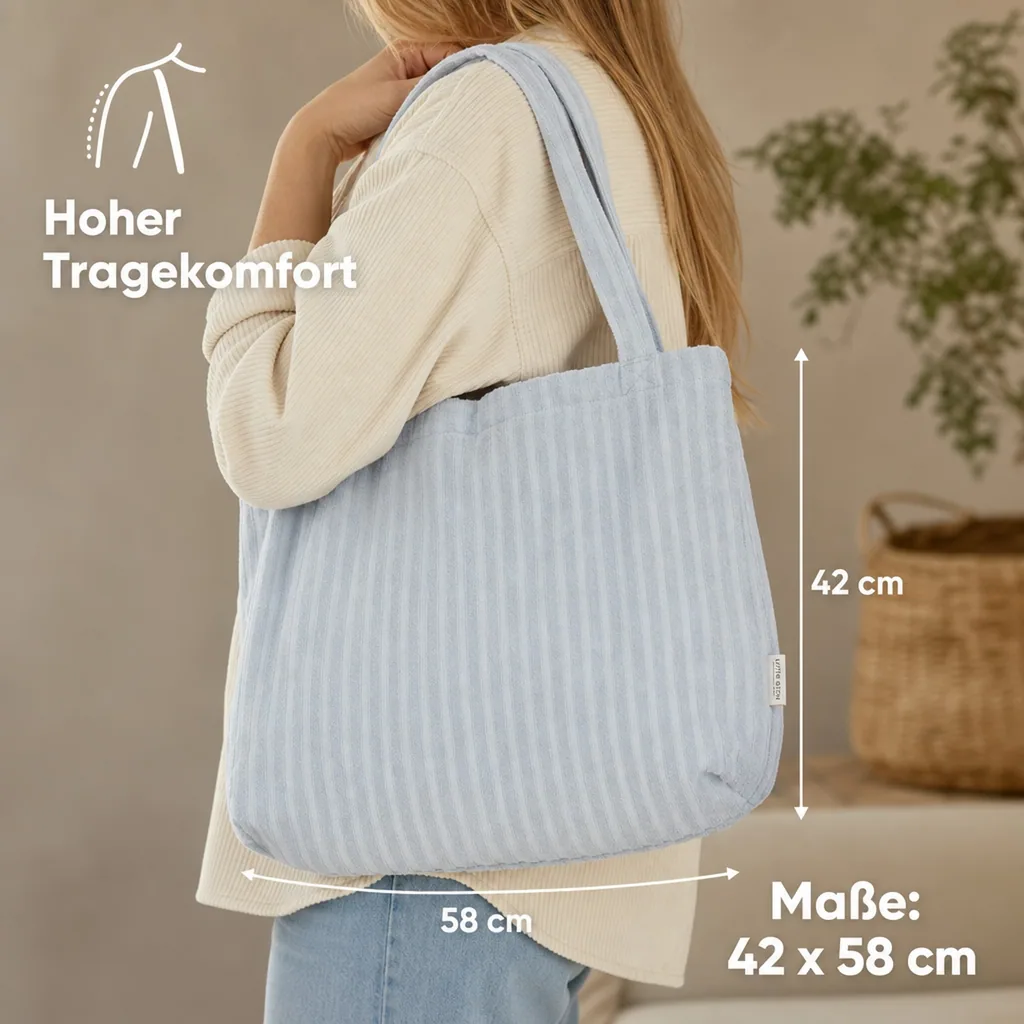 Little Dutch Mom - Bag, 42x58 cm, Farbe: blau