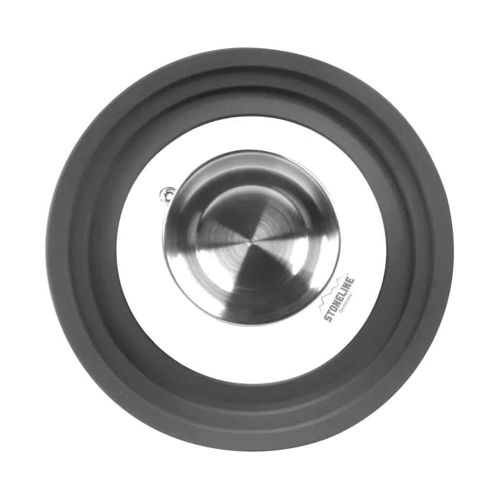 Universal-Glasdeckel mit Silikonrand und Aromaknopf für 16/18/20 cm - Für die Aroma-Küche!