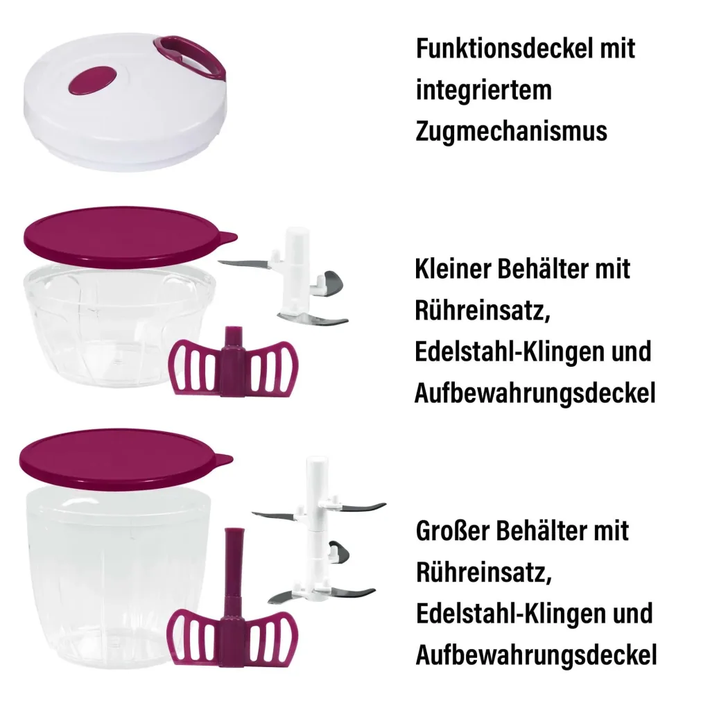 Multizerkleinerer, Aubergine