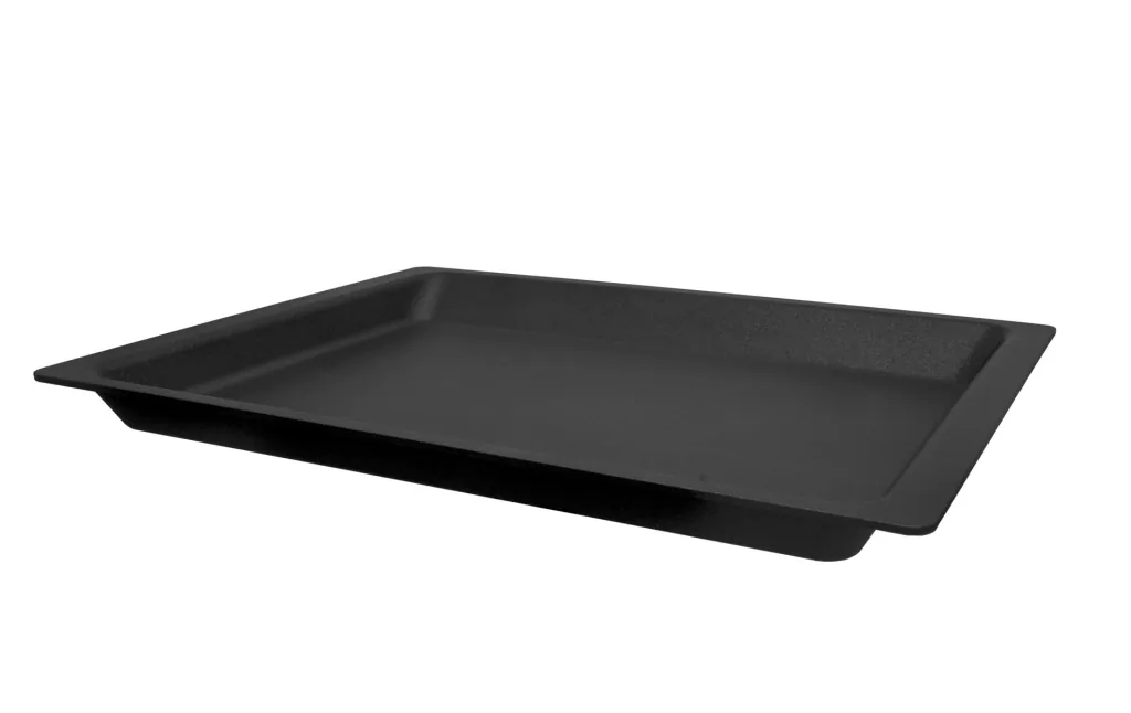 Ofen- und Backplatte, Backblech, tief, 465 x 370 x 30 mm