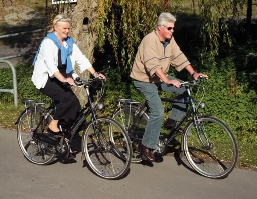Anatomie Fahrradsattel "Komfort" speziell für Herren (262 x 165 mm)