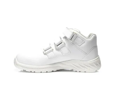 Sicherheitsschnürstiefel jo_CLEAN Strap white Mid ESD S3 Gr. 45