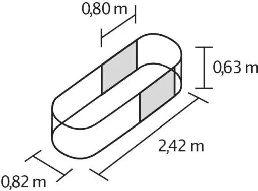 Hochbeeterweiterung Stretched 630, Farbe blank