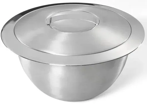 Thermoschüssel mit Deckel, Edelstahl, 2 Liter