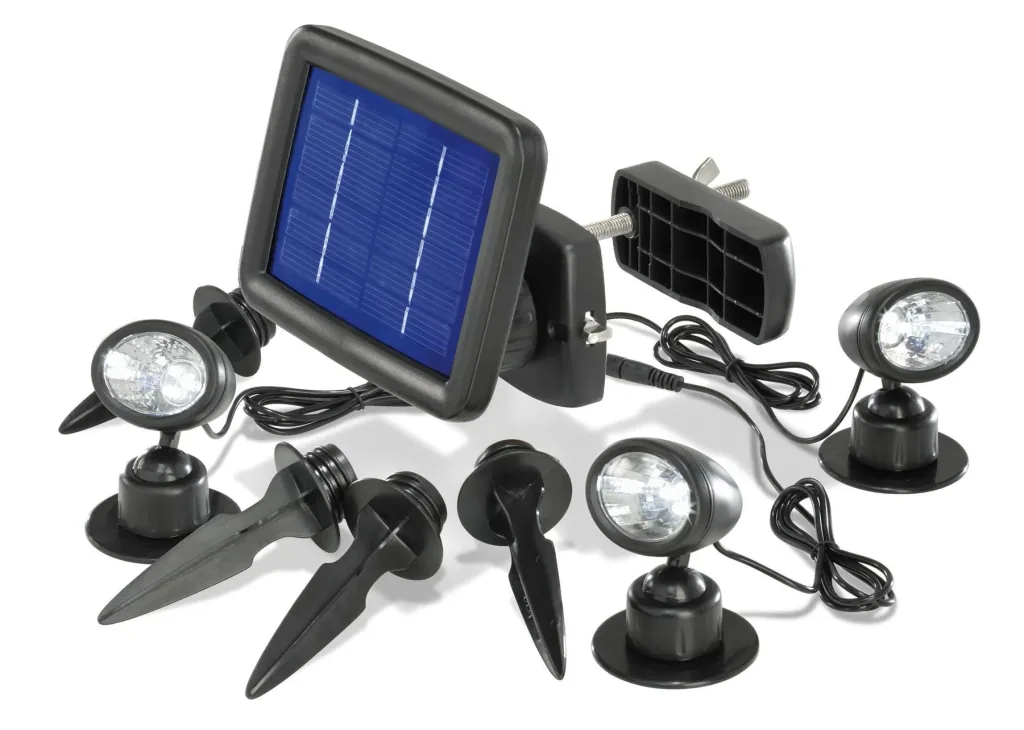 Solarspot Trio PIR mit Bewegungsmelder 90°/ 6 m, Leuchtdauer bei Bewegung ca. 30 Sek.