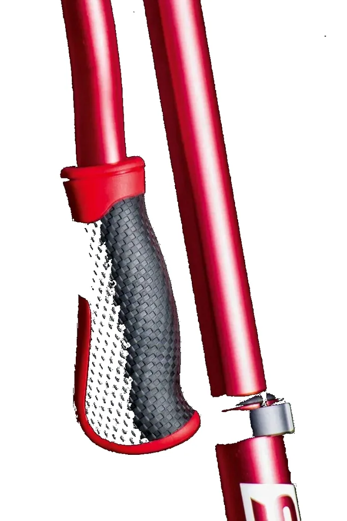 Aluminium Scooter mit Klappmechanismus und Ständer, 230/215 mm, ABEC 7, höhenverstellbar, rot