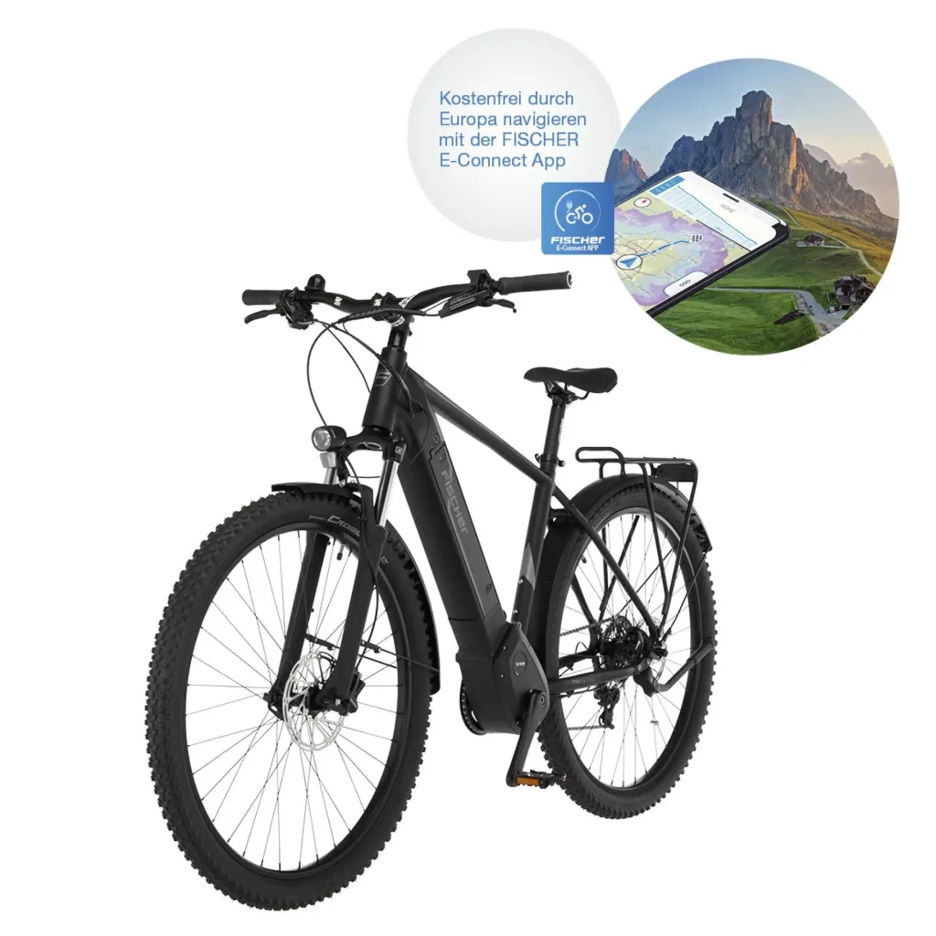 Herren E-Bike ATB, 29 Zoll, Rahmengröße 51cm, 10-Gang Kettenschaltung, schwarz matt, TERRA 5.0i