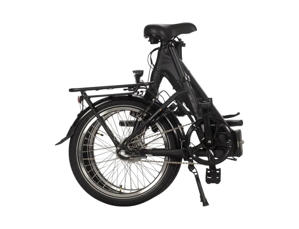 Unisex E-Faltrad, 20 Zoll, Rahmenhöhe 33 cm,3 Gang Nabenschaltung, Schwarz, Sylt