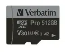 512 GB microSDXC Speicherkarte mit SD Karten-Adapter, U3, UHS-I