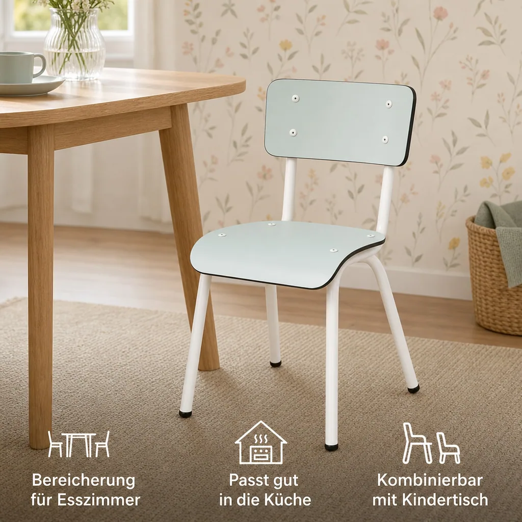 Gambettes Kinderstuhl "Little Suzie" mint