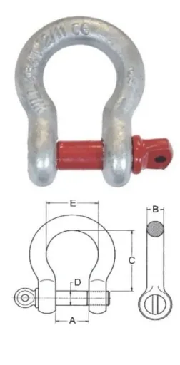 Schäkel - geschweift, 8,5 t