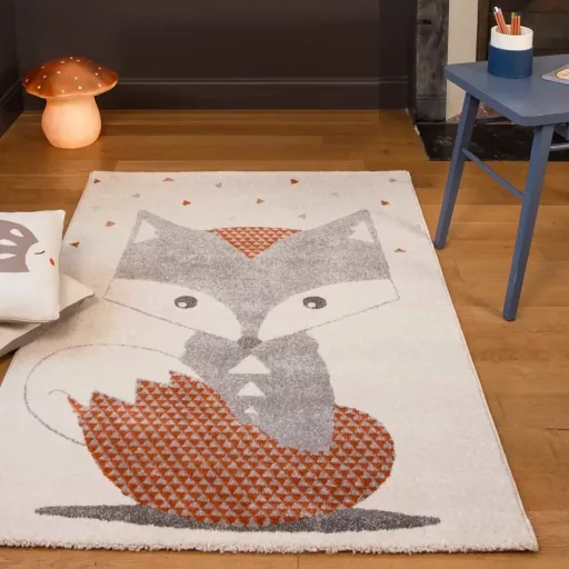 Art for Kids Kinderteppich Fuchs, Größe: 135 x 190 cm