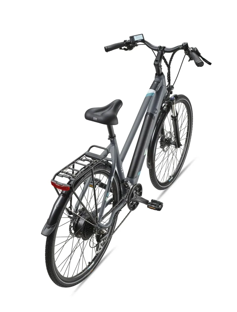 Damen Alu Trekking E-Bike, 28 Zoll, Rahmenhöhe 50 cm, 24-Gang Kettenschaltung, grau, XC940 Expedition