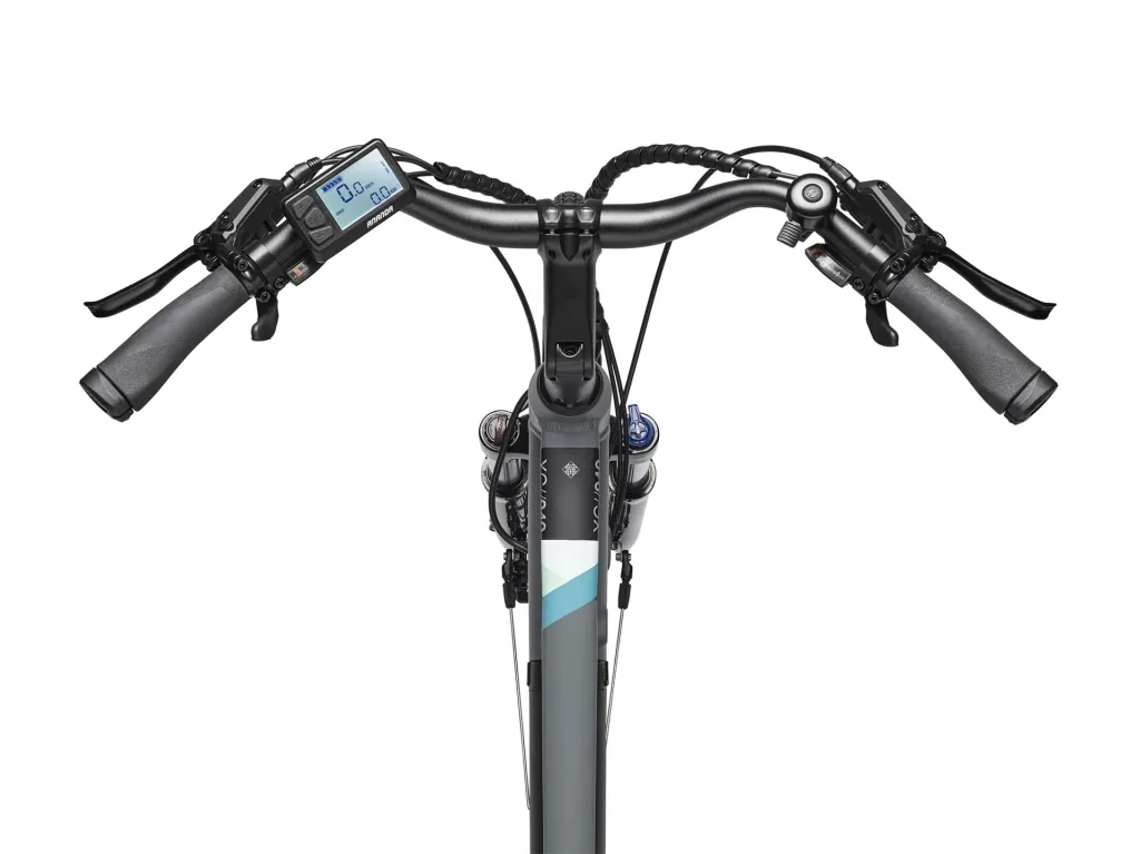 Damen Alu Trekking E-Bike, 28 Zoll, Rahmenhöhe 50 cm, 24-Gang Kettenschaltung, grau, XC940 Expedition