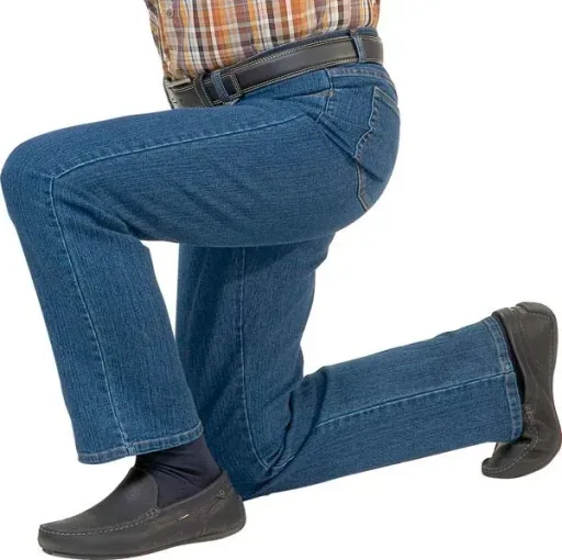 5 Pocket Stretch Jeans, Farbe blau, Gr. 30