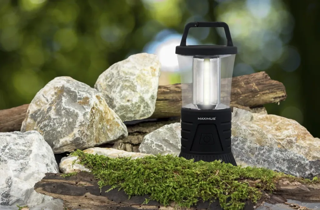 LED Campingleuchte mit Aufhängung und 3 Helligkeitsstufen