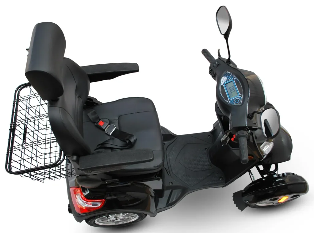 Elektromobil 525 Schwarz 4 Räder, Seniorenmobil