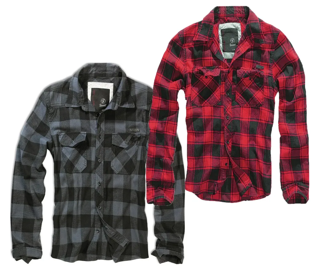 Karohemd rot/schwarz, Gr.5XL