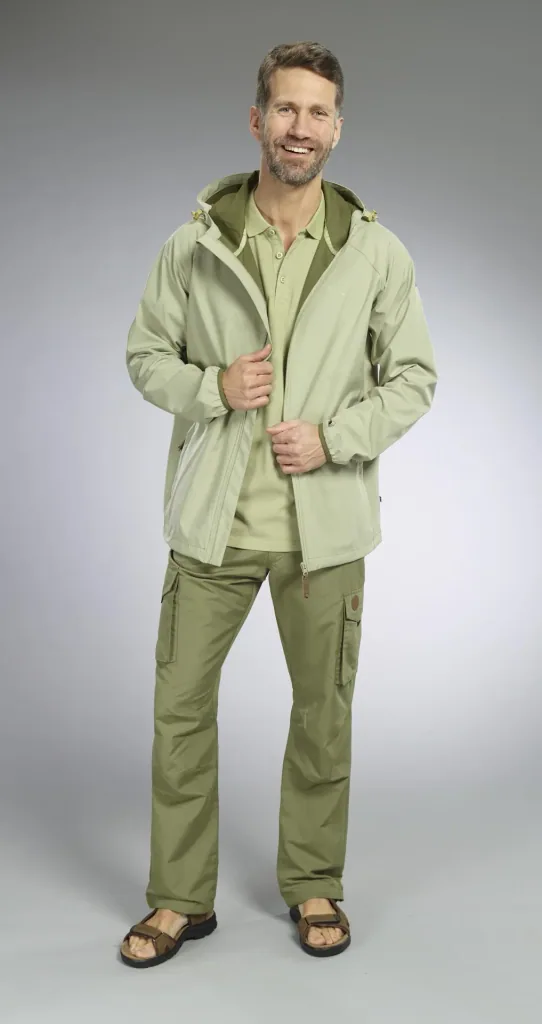 Funktionsjacke, Farbe khaki, Gr.M