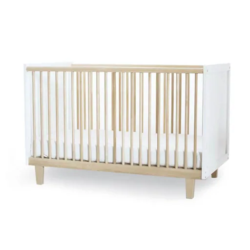 Oeuf Babybett Rhea Birke weiss 70 x 140