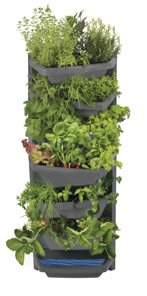 Pflanzsystem Aufbauelement "Vertical Garden", Farbe titan