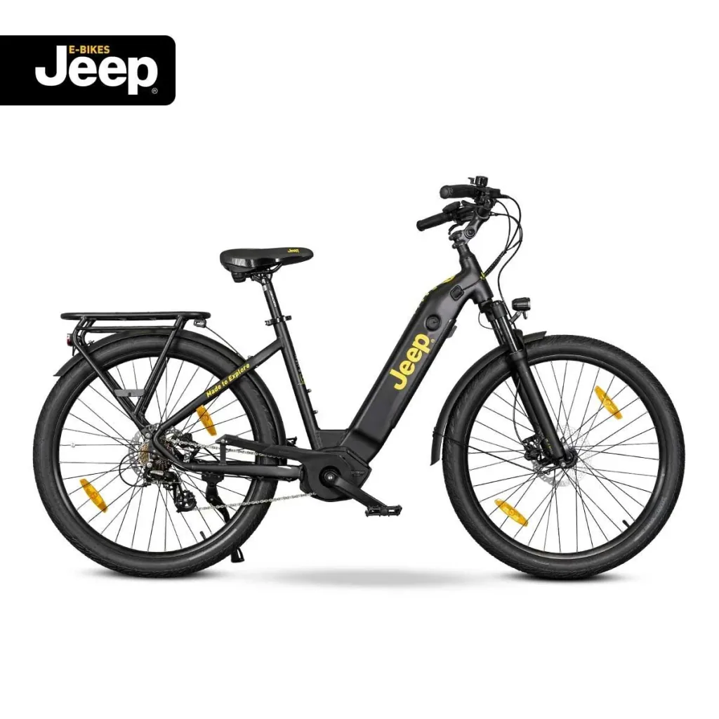 Damen SUV E-Bike, 27,5 Zoll, Rahmengröße 48 cm, 7-Gang Kettenschaltung, black, ULM 7000