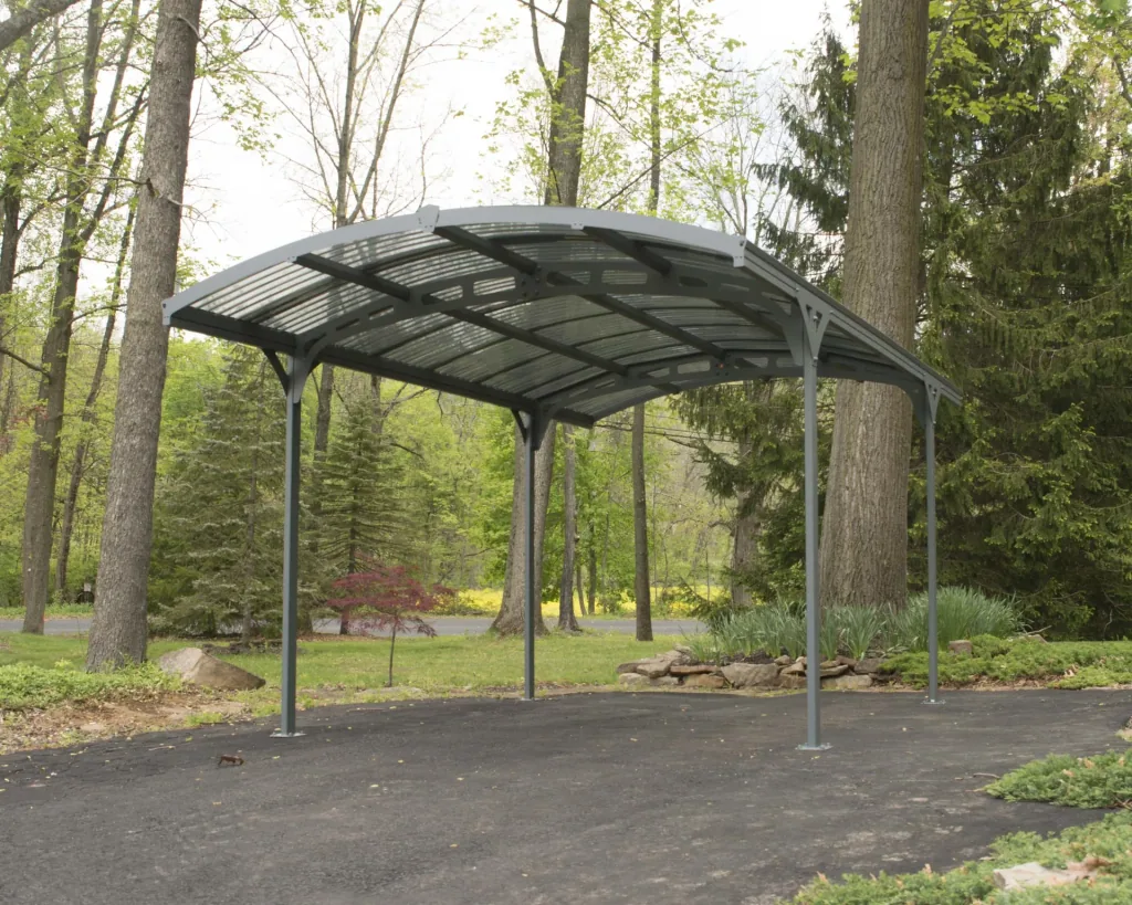 Palram Aluminium-Carport "Atlas 5000", inklusive Regenrinnen