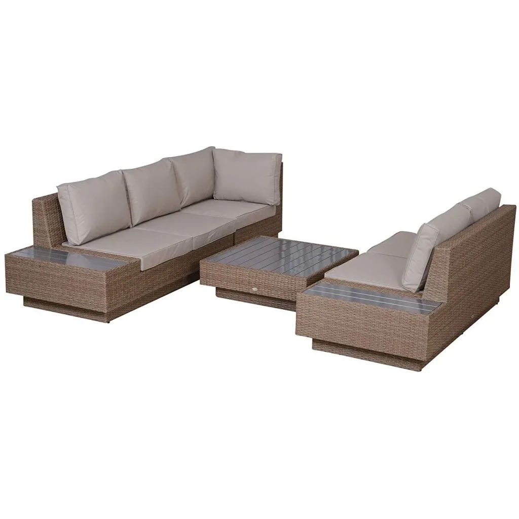 Luxus Polyrattan Loungeset