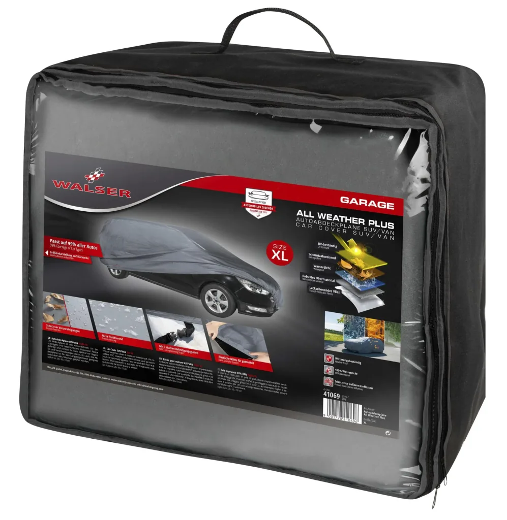 All Weather Plus SUV - Größe XL - 520x185x155 cm - PVC beschichtet - grau