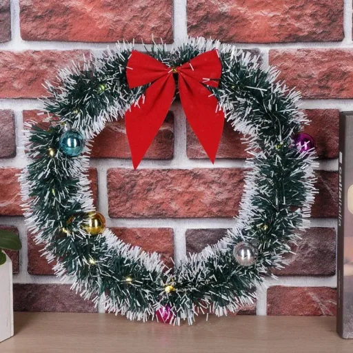 Weihnachtskranz - LED - Rot Ø32cm