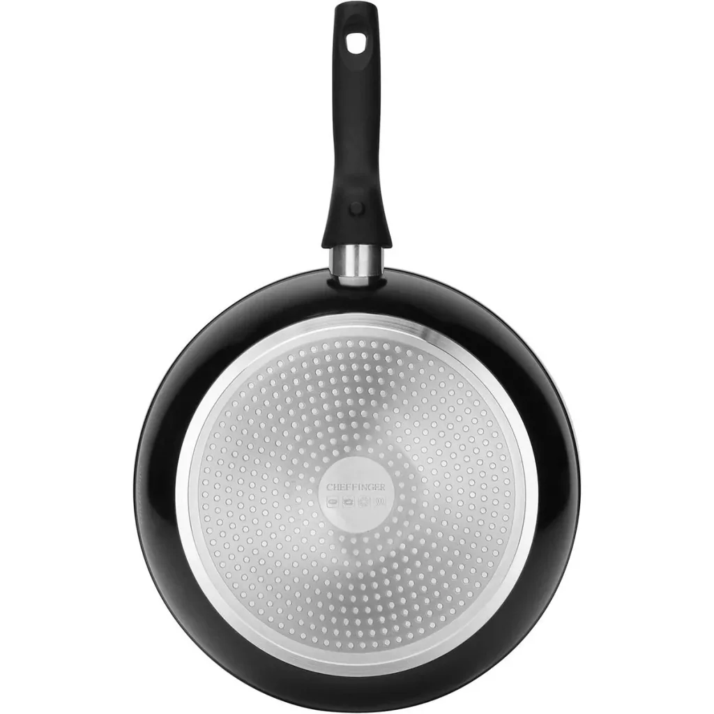 Wokpfanne - mit Deckel - 30cm - Schwarz