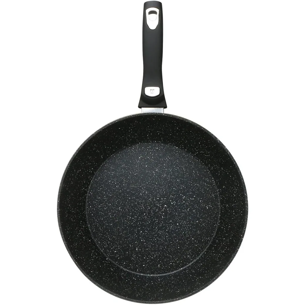 Wokpfanne - mit Deckel - 30cm - Schwarz