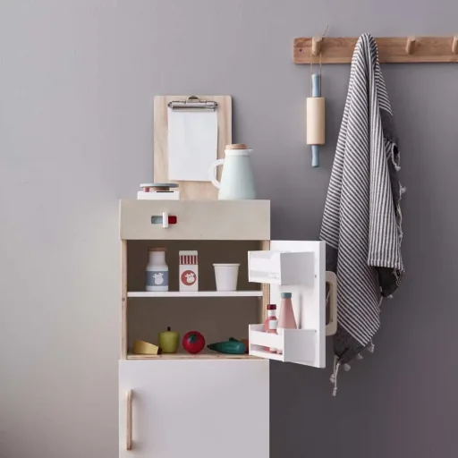 Kids Concept Holz Lebensmittel mit Stoffbeutel