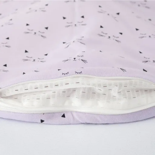 Träumeland Liebmich Baby Schlafsack, Schlummersack, Innenschlafsack 3tlg. Set - Schmusekatze, Grösse: 80/86