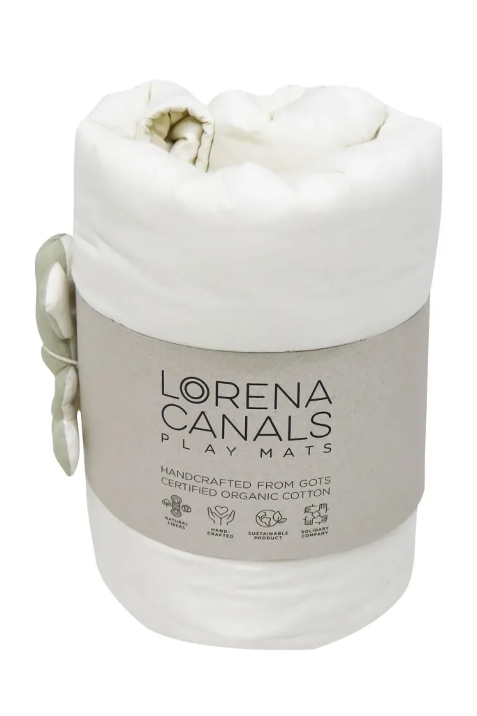 Lorena Canals Waschbarer Teppich, Spielteppich - Water Lily, Farbe: NATURAL