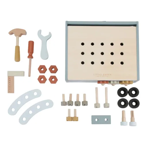 Little Dutch Mini Werkbank blau