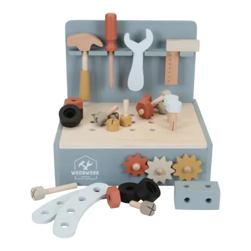 Little Dutch Mini Werkbank blau