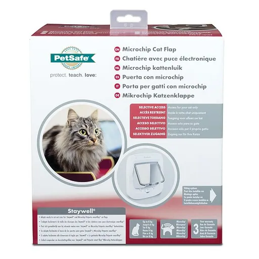 PetSafe Mikrochip-Katzenklappe weiß
