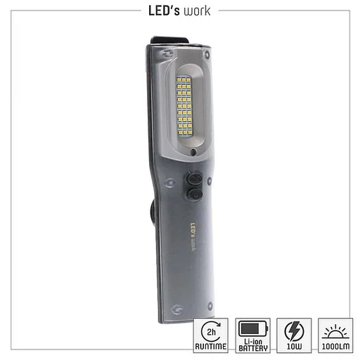 LED's work LED-Handlampe 10 W, 1000 lm