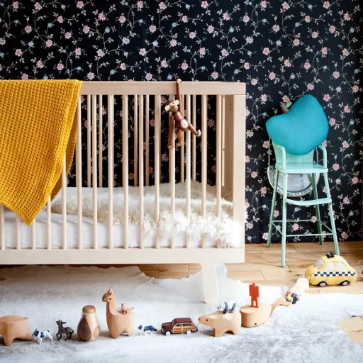 Oeuf Babybett Sparrow Birke 70 x 140