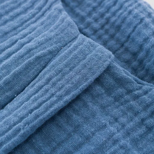Träumeland Liebmich Sommerschlafsack baby, Schlummersack - Baumwollmusselin hellblau, Grösse: 60