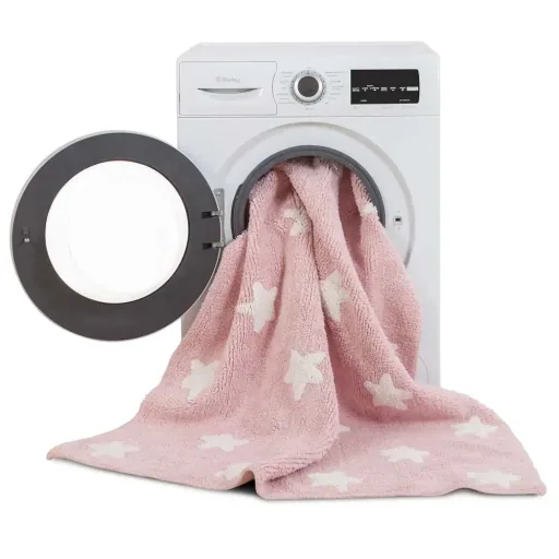 Lorena Canals Teppich Sterne pink