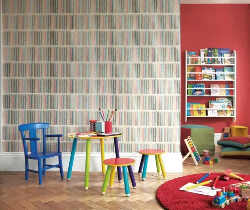 Little Sanderson Abracazoo Tapete Stifte blau