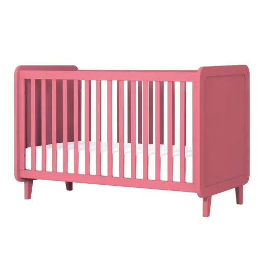 Laurette Babybett 70 x 140 cm Accroche Coeur, Farbe: lila